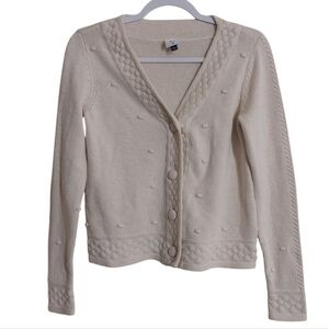 CAbi Long Sleeve Button Front Cardigan Sweater- size XS